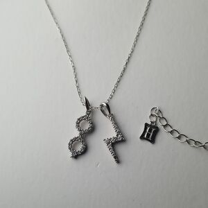 Harry Potter Glasses And Lighting Bolt Necklace